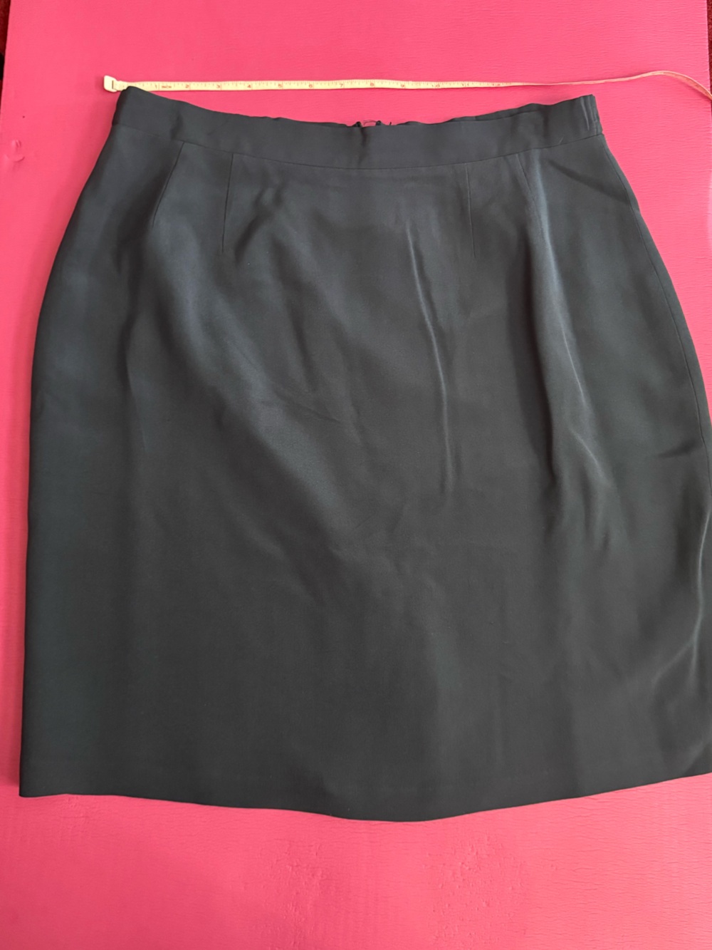 Due per due Women's dark teal blue Tailored Pencil Skirt